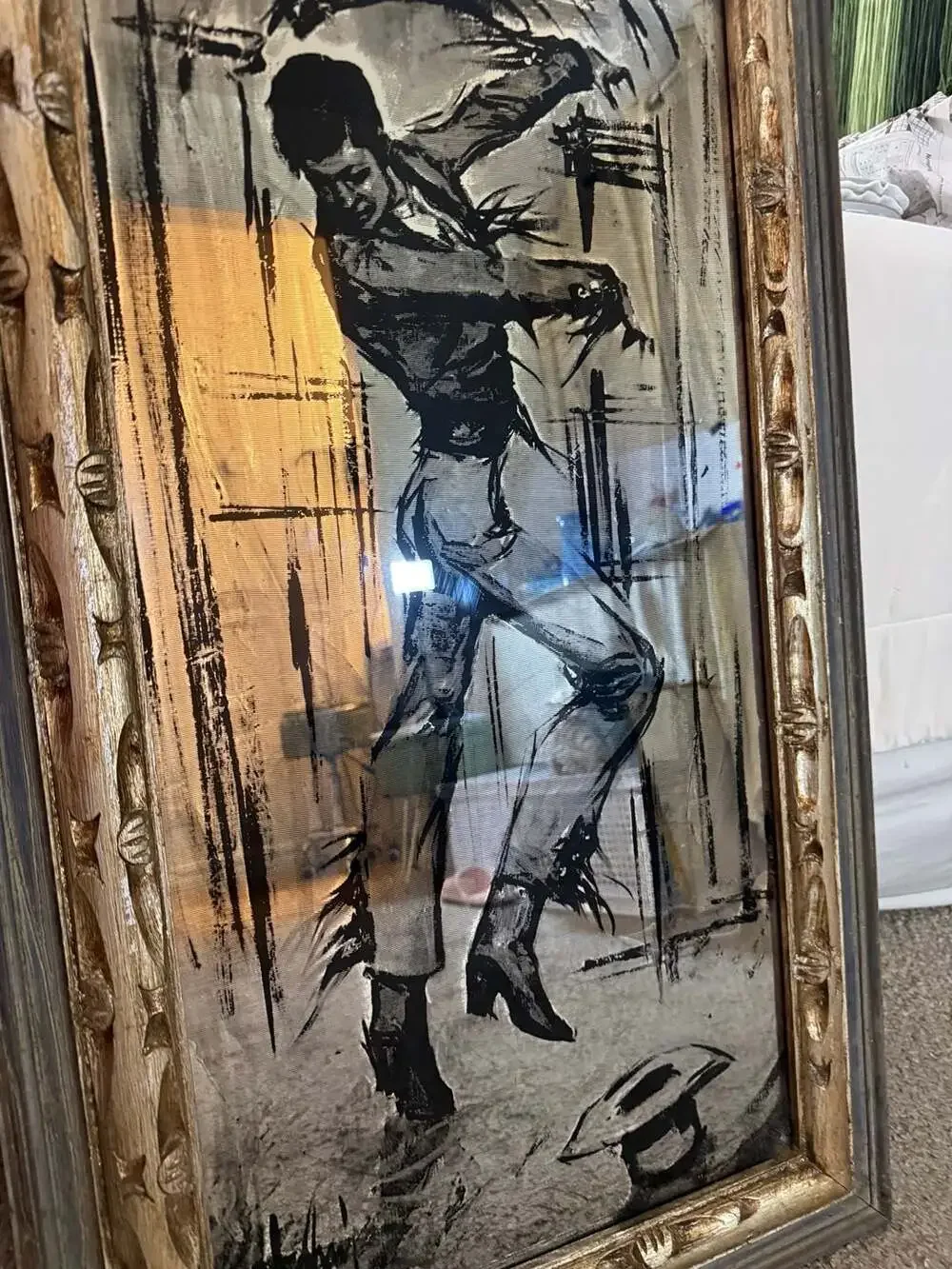 Alberto Ruiz Vela reverse painted